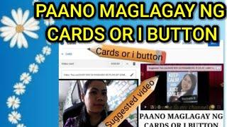 HOW TO ADD CARDS OR I BUTTON gamit ang Android phone