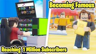 Becoming Famous In Roblox  | Reaching 1 Million Subs In Roblox | Tamil | George Gaming |