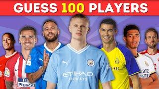 Guess The Player in 3 Seconds | 100 football Players | Football Quiz 2024