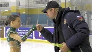 Elizaveta Nikolaeva - Short program. Coach Evgeny Plushenko