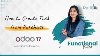 How to create task from the purchase in Odoo | Odoo task purchase integration