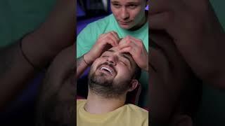 Head barber massage | массаж головы  | скраб для лица | facial scrub 