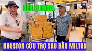 Xuống Phố Houston Quyên Góp Cho Nạn Nhân Siêu Bão Milton ở Florida