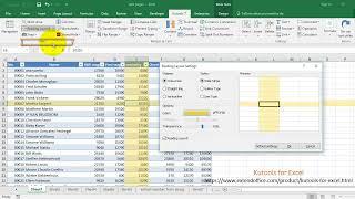 How to auto highlight row and column of active cell in Excel?