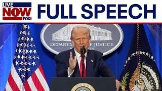 FULL REMARKS: President Trump speaks at the Justice Department