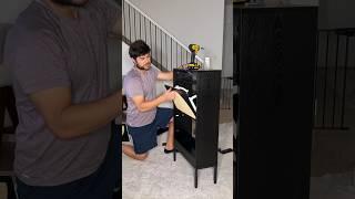 Building the viral secret shoe cabinet!! Home transformation!