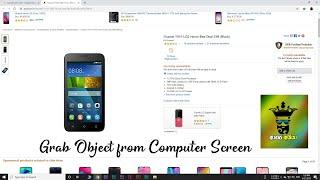 Grab Object from computer Screen