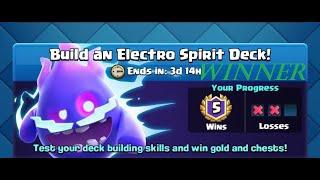 CLASH ROYALE | BUILD AN ELECTRO SPIRIT DECK BATTLE | #EPIC