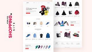 How To Create Shopping Website Only Using HTML And CSS