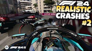 F1 24 REALISTIC CRASHES #2