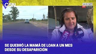 SE QUEBRÓ la MAMÁ de LOAN a UN MES desde su DESAPARICIÓN