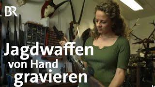 Von der Skizze zur Gravur: Handgraveurin Anna Frei | Natur & Jagd | Handwerk | Wir in Bayern | BR