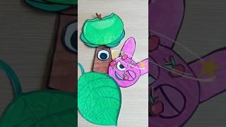 Paper story with Sprunki Pinky and Mr Tree #craft #incredibox #diy