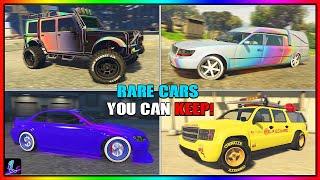 Top 5 Rare Cars You Can Keep In GTA 5 Online! (Rare Car Locations Guide)