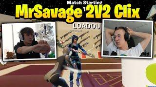 MrSavage & Tayson VS Clix & Mongraal in 2v2 Zone Wars