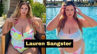 Beautiful Plusssize Model Lauren Sangster Biography | Lifestyle | Body Measurements | Celebshow