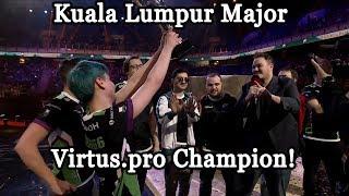 Virtus.pro champions!   Kuala Lumpur Major champion Grand Final vs Team Secret Winning moment