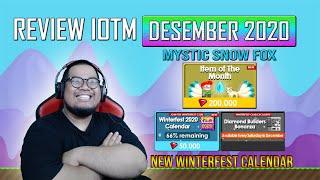 Review IOTM DESEMBER 2020 - Mystic Snow Fox & Winter Calendar! -  dZodiaCz Growtopia Indonesia