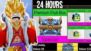 Trading PREMIUM FRUIT BOXES for 24 Hours in Blox Fruits