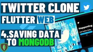 Flutter Web App - Twitter Clone : MongoDB CRUD | Flutter Web Responsive UI | Flutter Web App