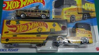 Hot wheels Pencil Pusher Unboxing. Cool Idea