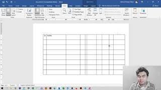 How to adjust column width in word table without affecting other cells