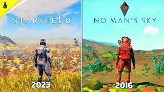 Starfield vs No Man’s Sky - Details and Physics Comparison