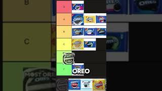 Oreo Flavor Tier List #tierlist #shorts