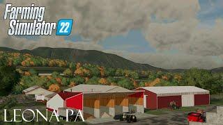 Leona PA Ep 4 | Feeding, and Plowing Ground | By Large H Mapping | Farming Simulator 22 Mod Preview