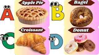 Alphabet Bakery: Learning Foods A to Z | 5 Stars Kids Learning