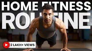 Stay FIT with my PERSONAL HOME FITNESS ROUTINE! | Ankur Warikoo Hindi