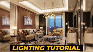 3ds Max Corona Renderer Interior Lighting Tutorial