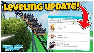 Theme Park Tycoon 2 LEVELING UPDATE! New Trees, Rides AND MORE!