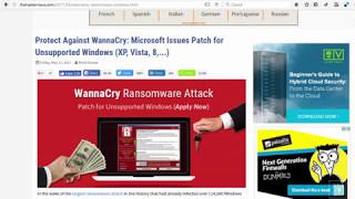 Prevent WannaCry Attacks on Windows7, Windows8 and Windows 10 (Powershell)