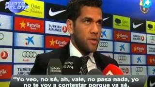 Dani Alves responde a Quim Domènech y a las críticas