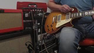 Adam Stark Fire Amp with Deroy Analog Spring Reverb and my Vintage Les Paul