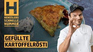 Schnelles Gefüllte Kartoffelrösti Rezept von Steffen Henssler