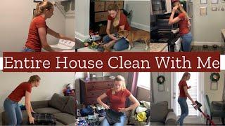 *NEW* ENTIRE HOUSE CLEAN WITH ME // CLEANING MOTIVATION