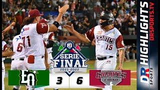 Resumen Estrellas Orientales vs Gigantes del Cibao | 18 ENE 2022 | Serie Final Lidom