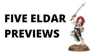 Five Eldar Previews + Leaks - Phoenix Lords, Exarch Relics + More