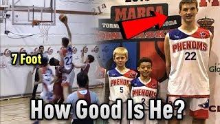 How GOOD Is 7 FOOT Tall 12 Year Old Olivier Rioux ACTUALLY? | Is He An NBA Prospect?