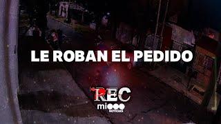 LE ROBAN EL PEDIDO - SE CUELGA DE LA CAMIONETA - #REC