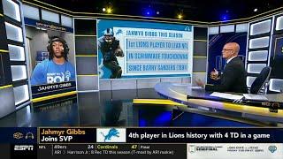 Jahmyr Gibbs tells ESPN SVP that Lions are the kings of the NFC North after 31-9 win over Vikings