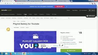 WordPress Playlist Gallery for Youtube Plugin