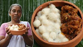 വറുത്തരച്ച നാടൻ കോഴി കറിയും പിടിയും  | Rice Dumplings In Chicken Curry - Pidiyum Kozhiyum