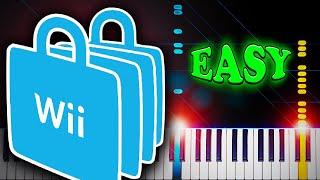 Wii Shop Channel Theme - EASY Piano Tutorial