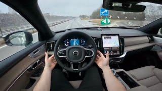 New Volvo XC90 Facelift Test Drive POV