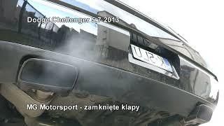 Oryginalny wydech vs MG Motorsport Dodge Challenger 5,7