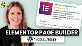Elementor Page Builder Tutorial deutsch  WordPress Anleitung