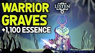 Hollow Knight- All Warriors Graves for Easy 1,100 Essence and 7 Boss Locations